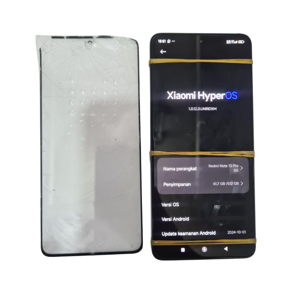 ganti kaca redmi note 13 pro 5g hemat hingga 60% daripada ganti lcd 1 set